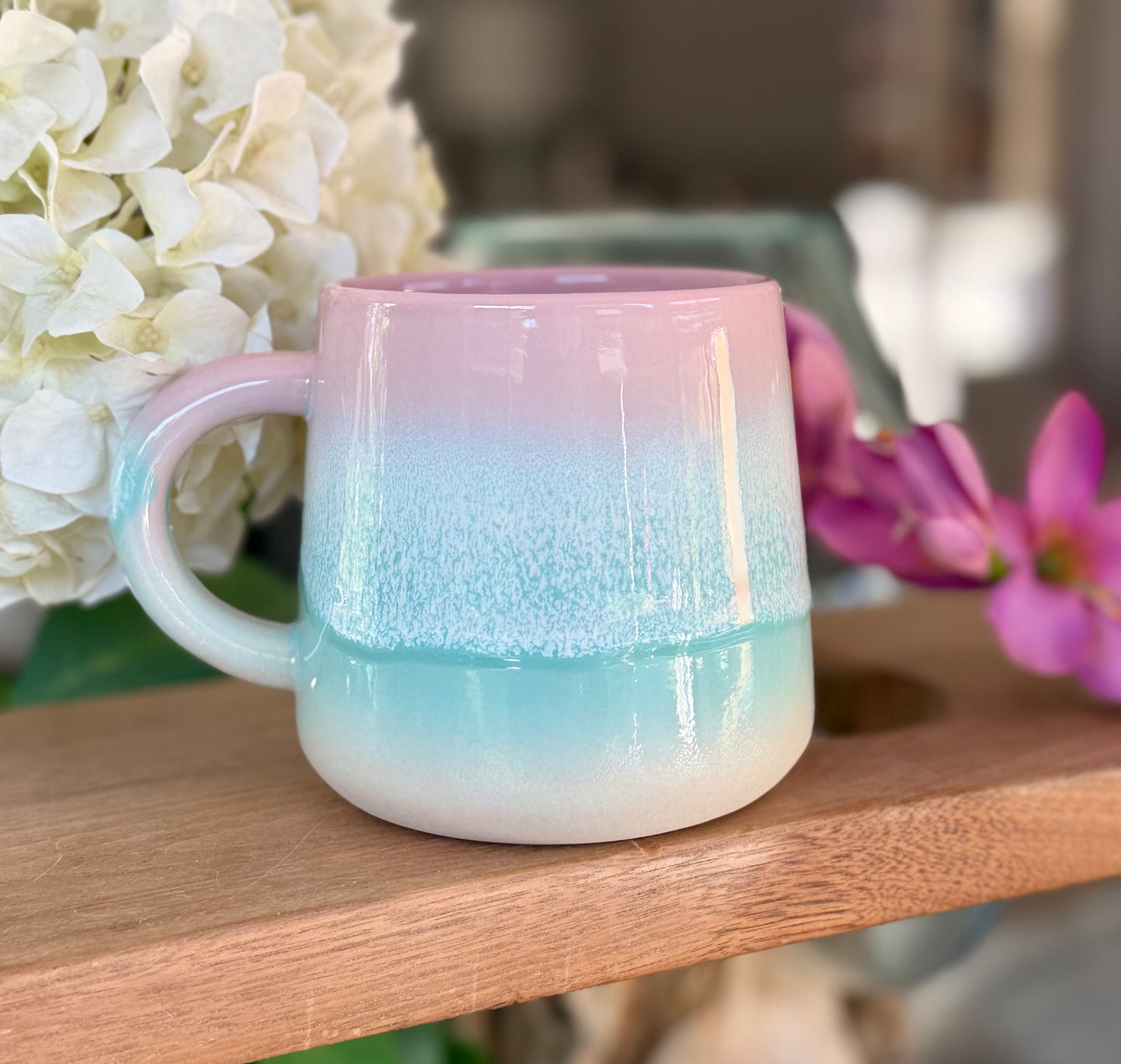Mojave Ombre Glaze Stoneware Mugs