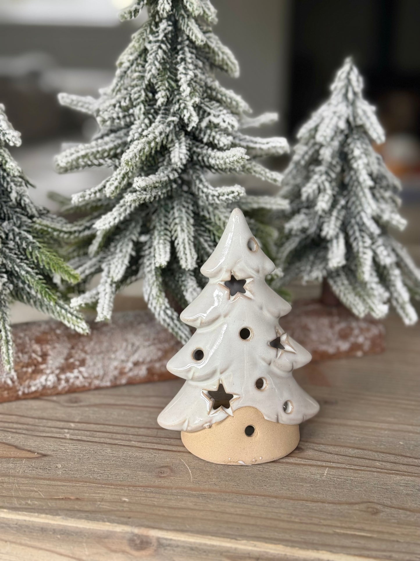 Ceramic Christmas Trees - Available in 2 sizes