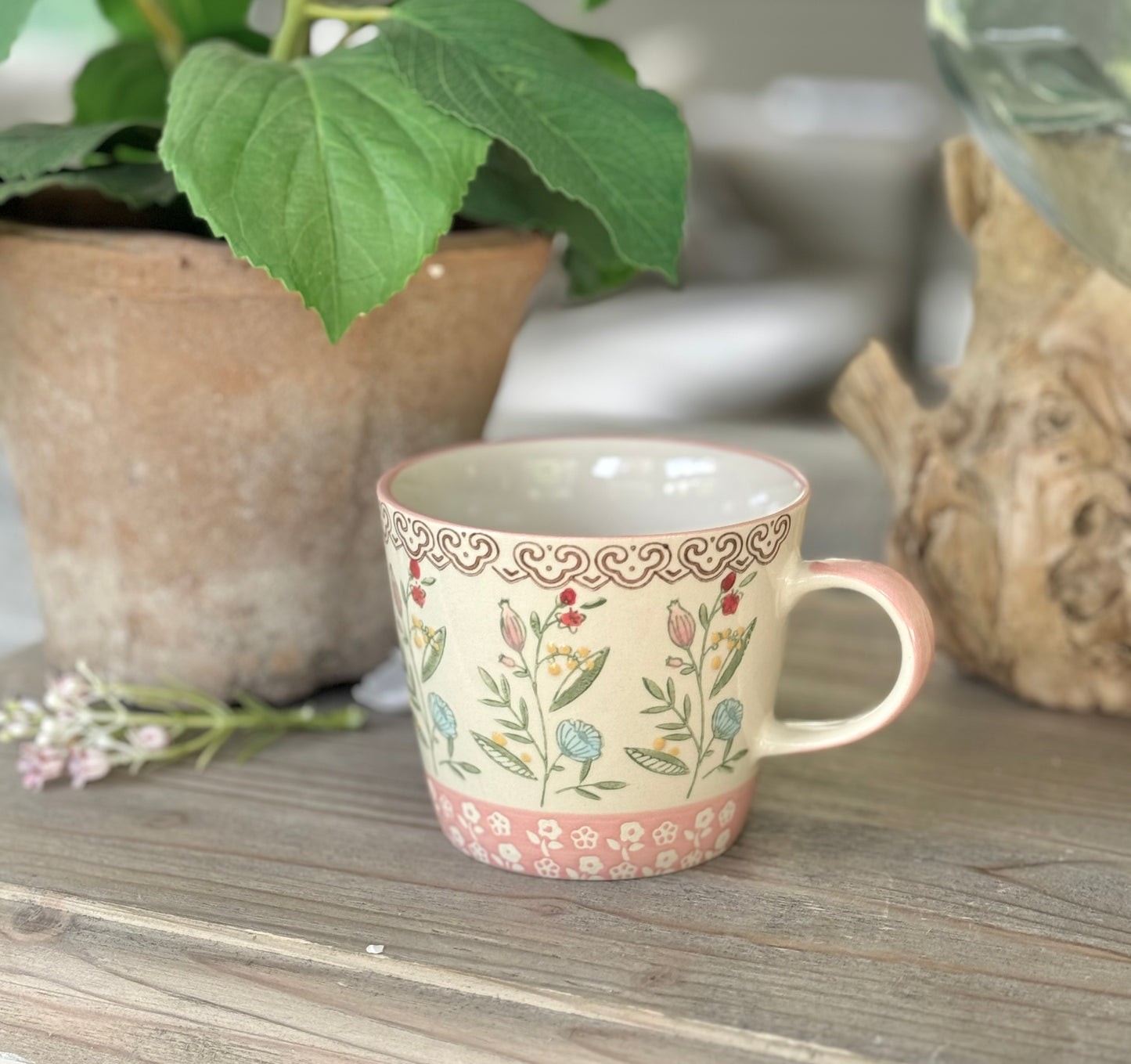 Elegant Rosehip Mug - Choice of 2 Designs