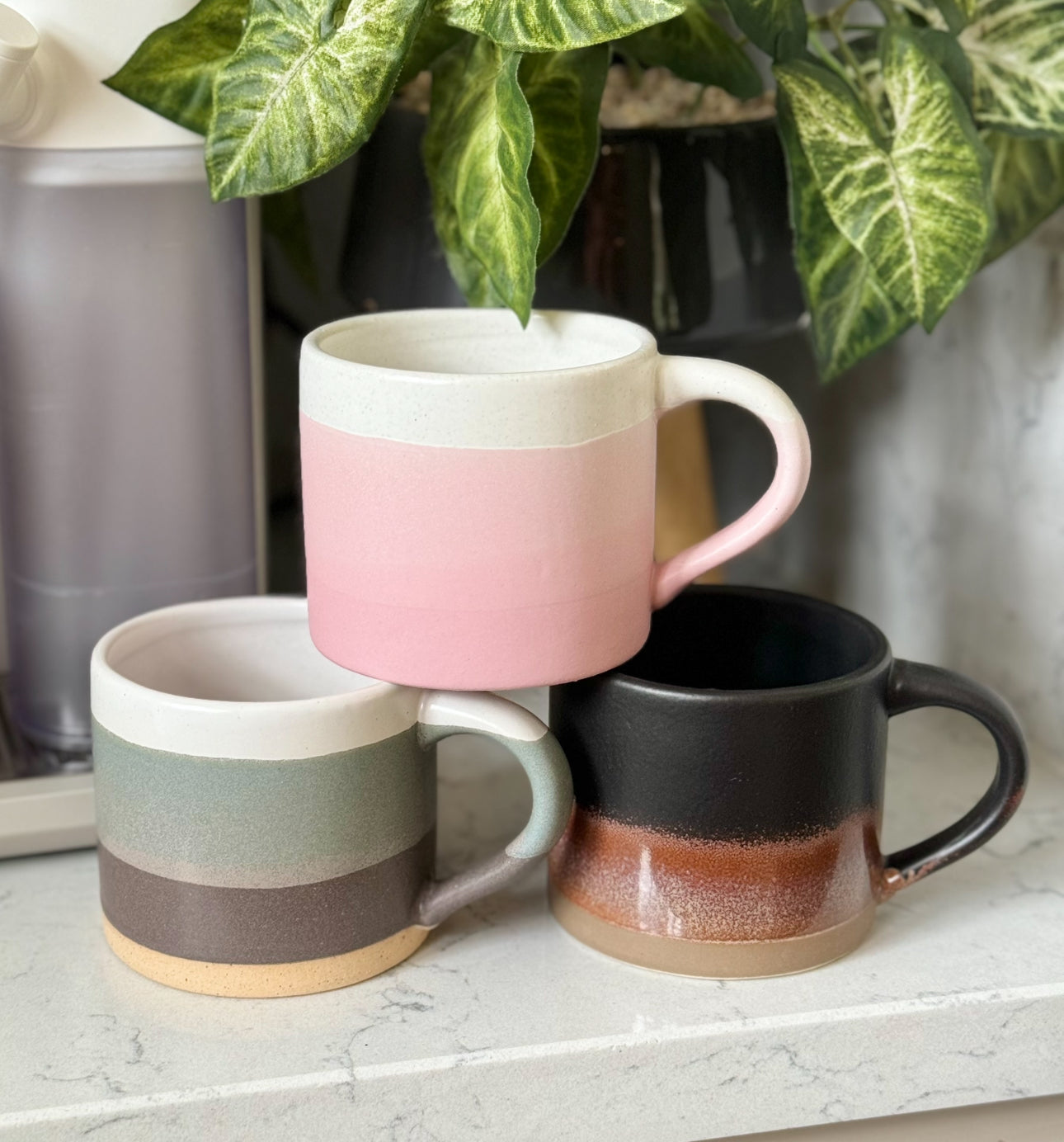 Marlow Ombre Glaze Stoneware Mugs