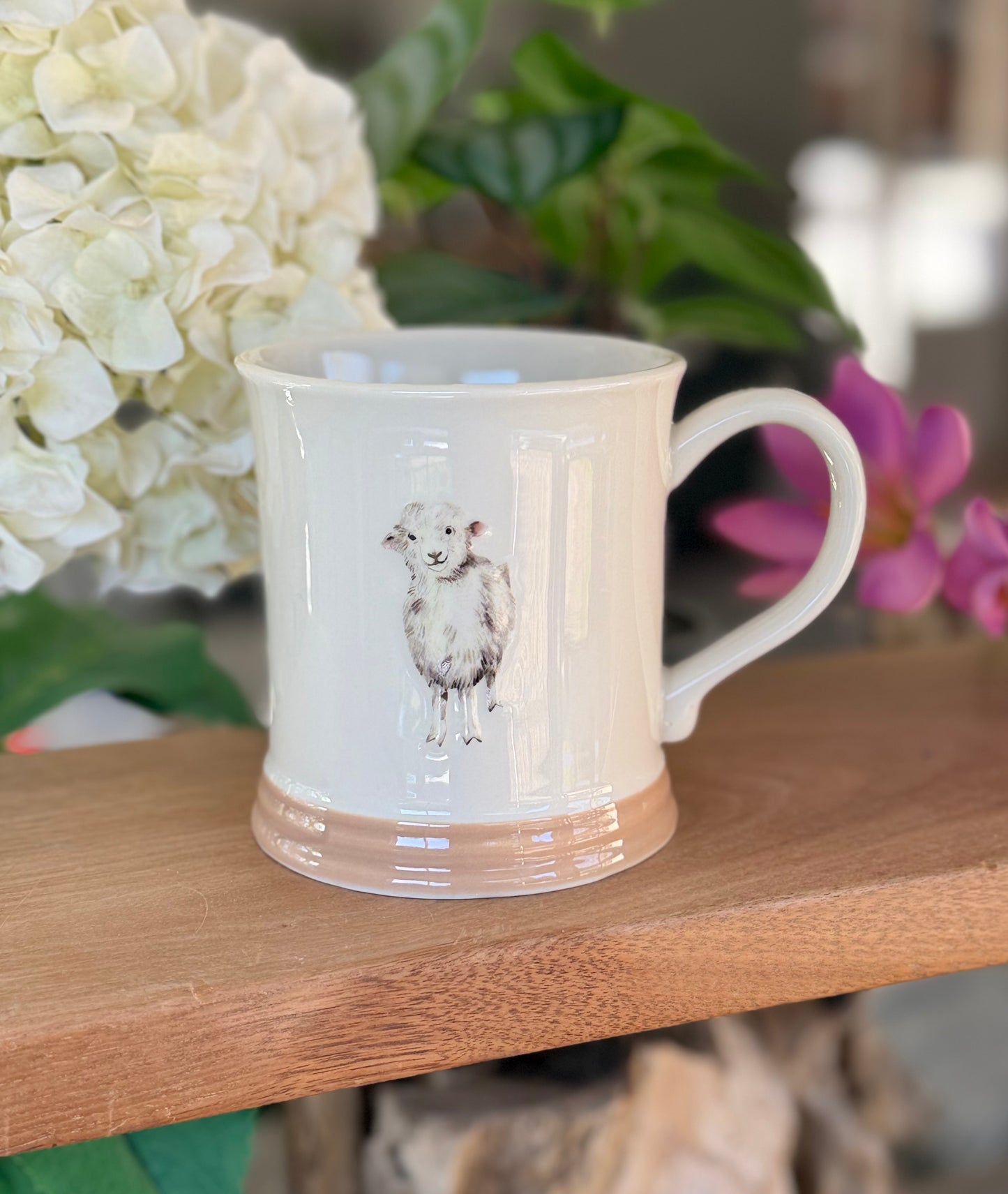 Stoneware Embossed Mug - Sheep, Cow, Pig, Highland Cow and Donkey