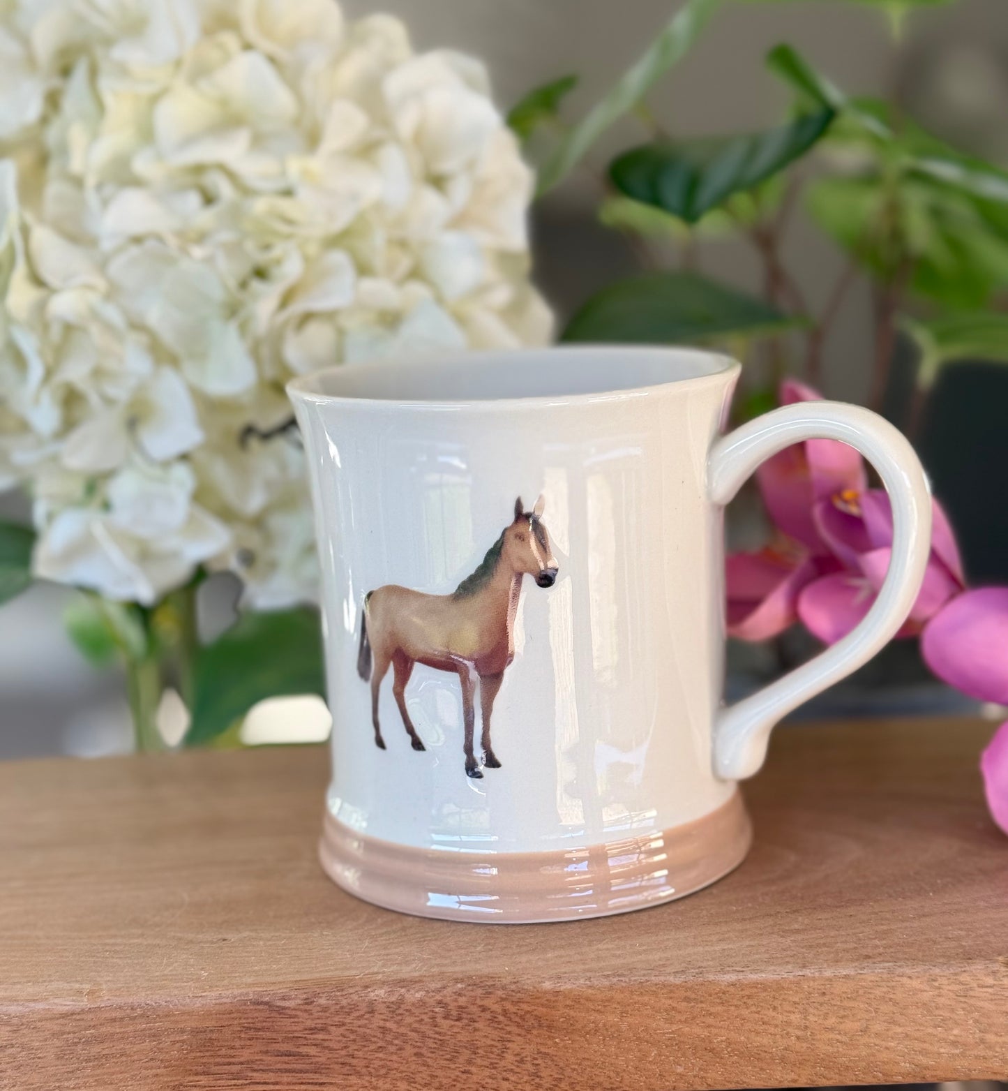 Stoneware Embossed Mug - Horse, Hen, Cockerel, Duck, Dog