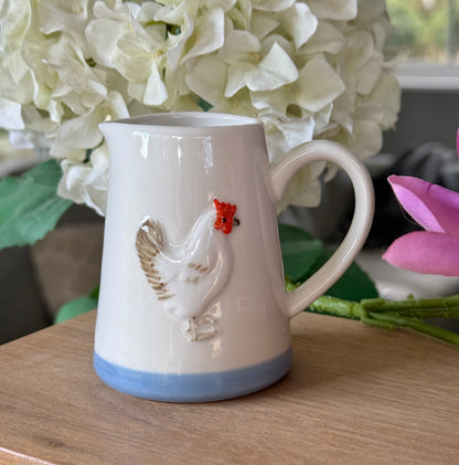 Hen/Duck Stoneware Mini Jug - 2 Design Options Available