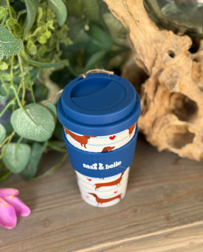 Travel Cup - Dachshund Pattern