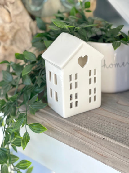 Ceramic LED Heart House - 2 Colours Available