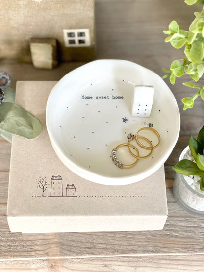 Home Sweet Home Boxed Jewellery Dish