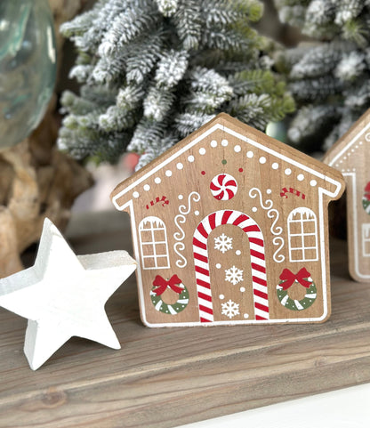 Wooden Gingerbread house - Choice of 2