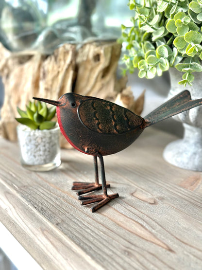 Metal Robin Ornament