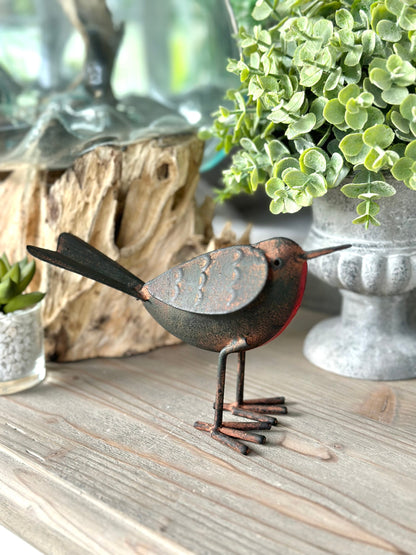 Metal Robin Ornament
