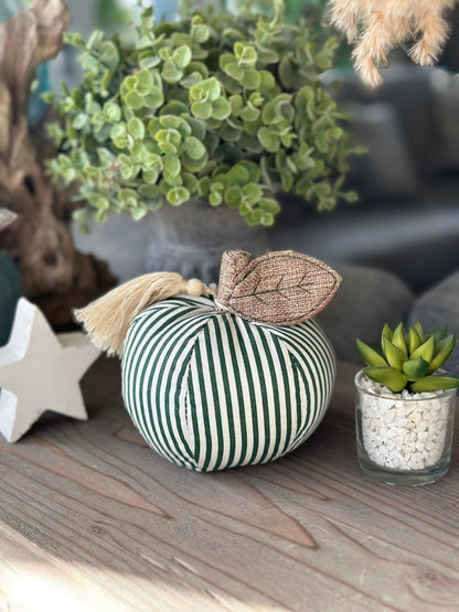 Teal Fabric Pumpkins - Choice of 3 Designs