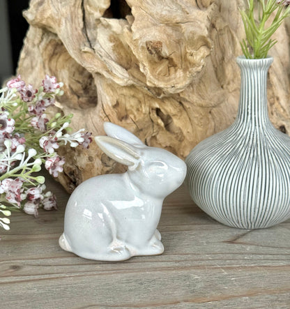 Small Natural Glossy Bunny.