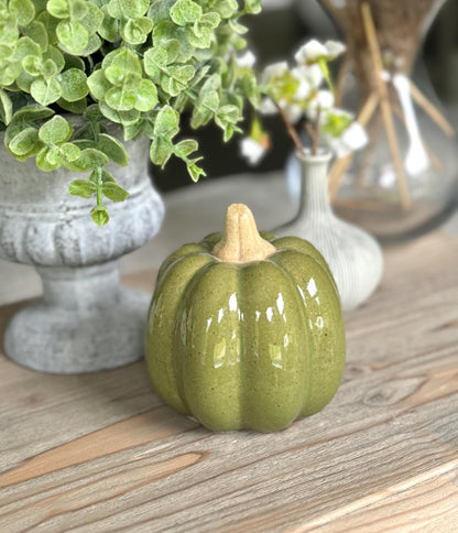 Speckled Ceramic Pumpkins - Choice of 2 Colours