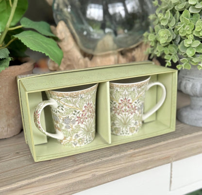 William Morris Hyacinth Porcelain Mug Set
