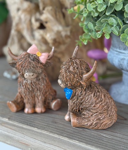 Happy Highland Cow Ornament - Choice of 2 Designs