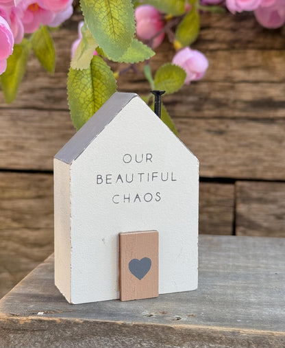 White Wooden House  "Our Beautiful Chaos"