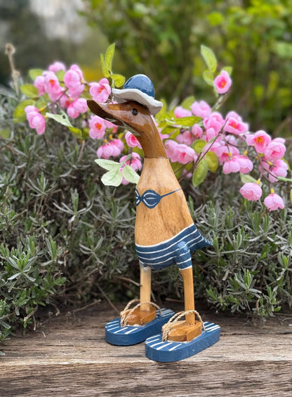 Hand-painted Beach Duck - Available in 4 Colours