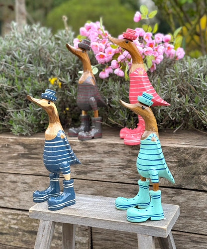 Hand-painted Beach Duck - Available in 4 Colours