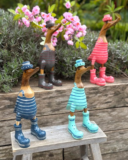 Hand-painted Beach Duck - Available in 4 Colours