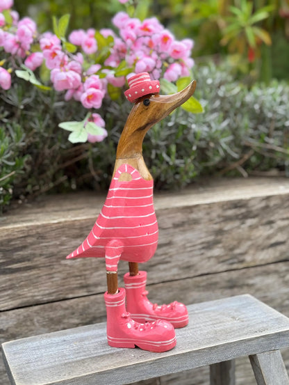 Hand-painted Beach Duck - Available in 4 Colours