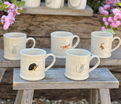 Gisela Graham Embossed Mini Mugs