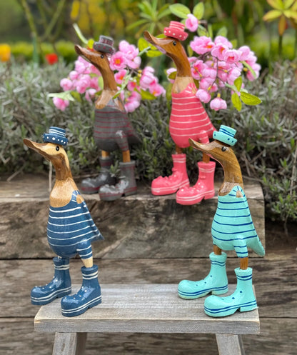 Hand-painted Beach Duck - Available in 4 Colours