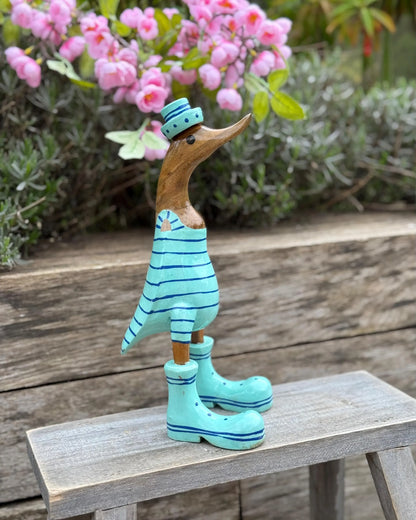 Hand-painted Beach Duck - Available in 4 Colours