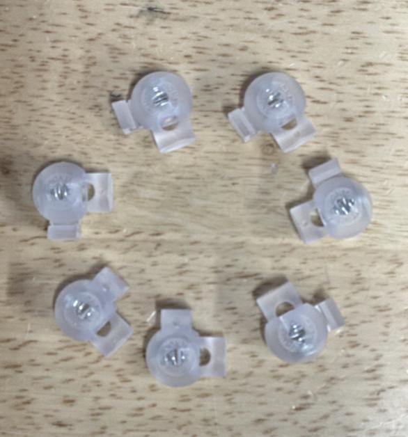 Roman Blind Clip on Safety Toggles, Orbs. Various packs sizes
