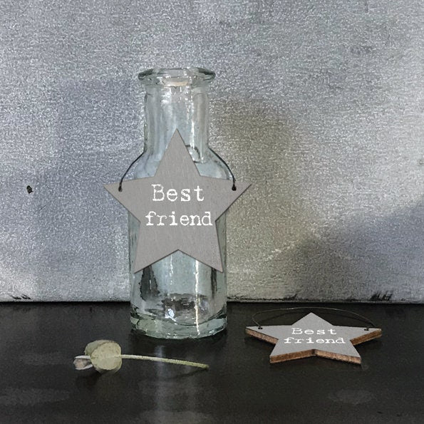 East of India little keepsake star sign- Best Friend