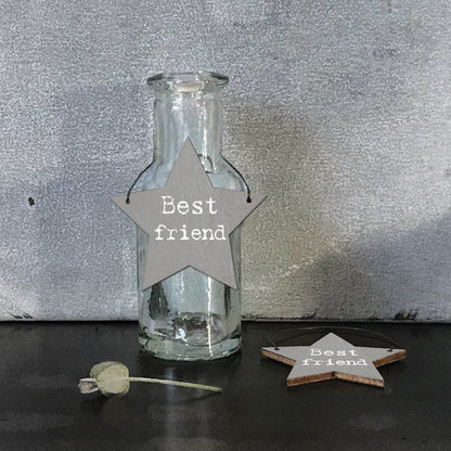 East of India little keepsake star sign- Best Friend