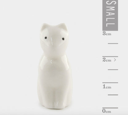 East of India Matchbox Porcelain Cat  "Home is where I am with you"