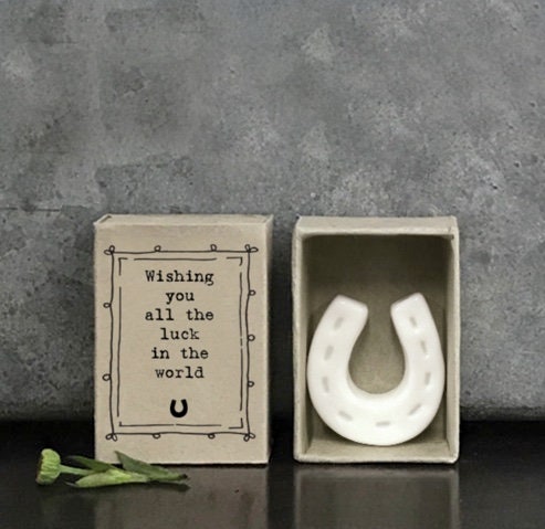 Wishing you luck - East of India Matchbox Star
