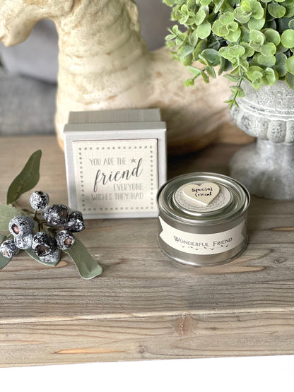 Boxed candle - Special friend