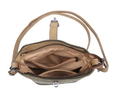 Cross Body Canvas Star Bag - Black