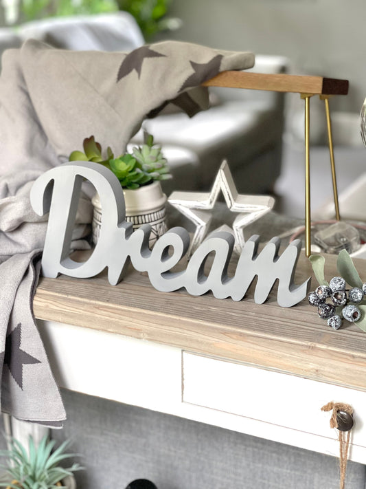 Dream Decorative Cut Out Word