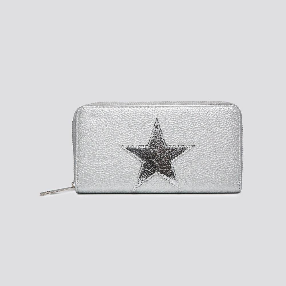 Silver Purse with Silver Star