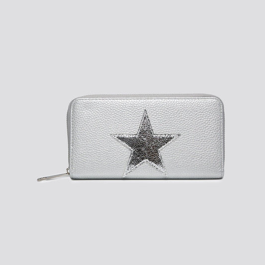 Silver Purse with Silver Star