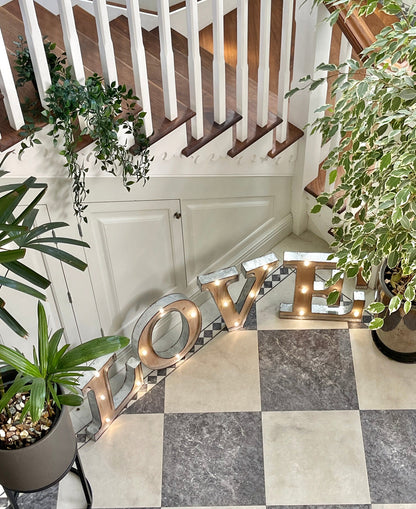 LOVE Metal LED Sign
