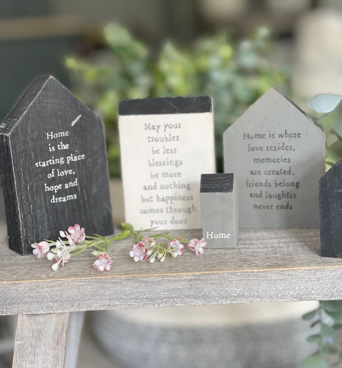 May Your Troubles Wooden House.