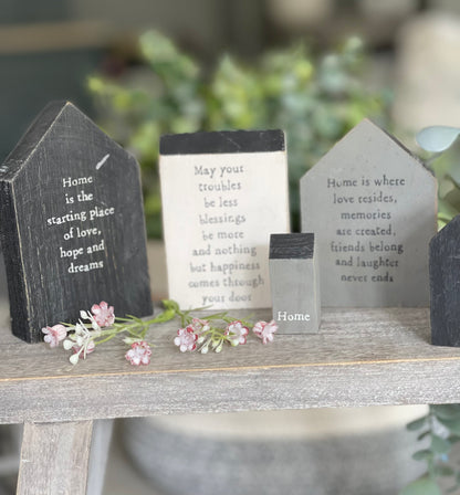 May Your Troubles Wooden House.