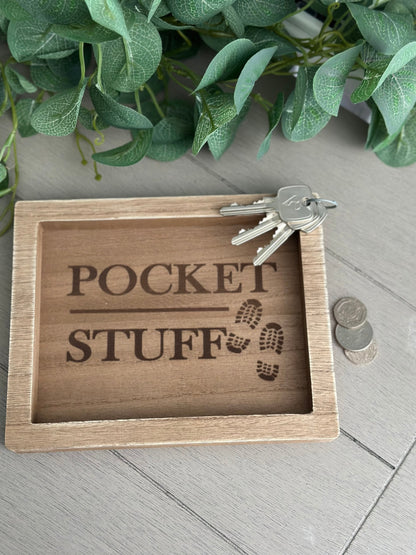 Wooden Tray - Pocket Stuff