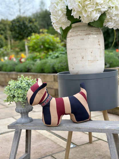 Union Jack Scottie Dog Doorstop